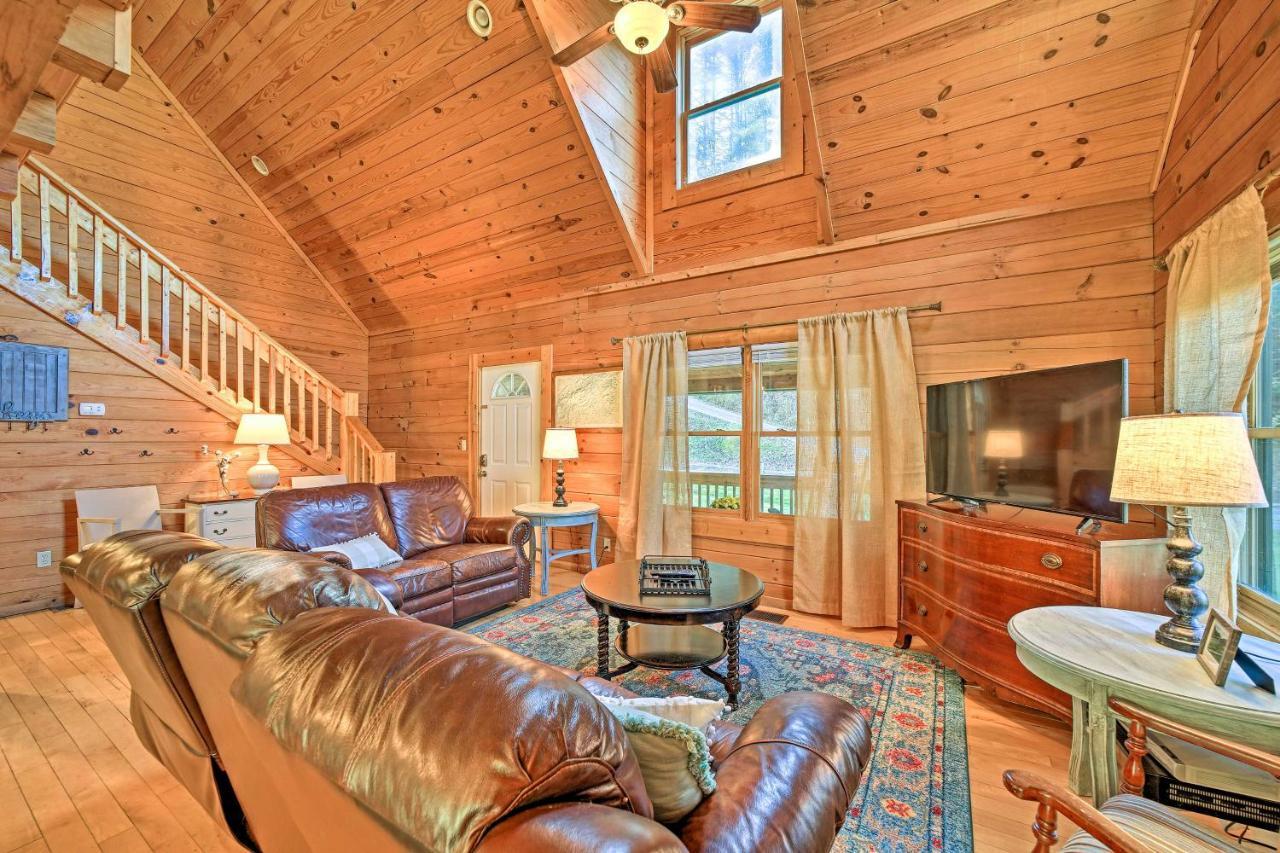 Vila Creekside Bryson City Cabin With Private Hot Tub Exteriér fotografie