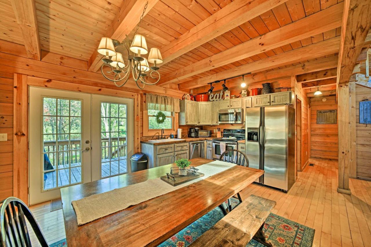 Vila Creekside Bryson City Cabin With Private Hot Tub Exteriér fotografie