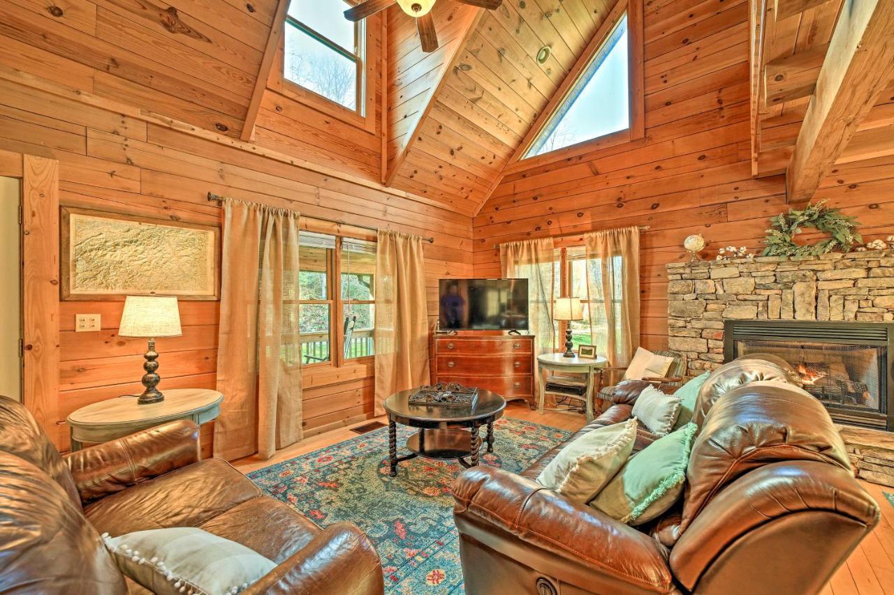 Vila Creekside Bryson City Cabin With Private Hot Tub Exteriér fotografie