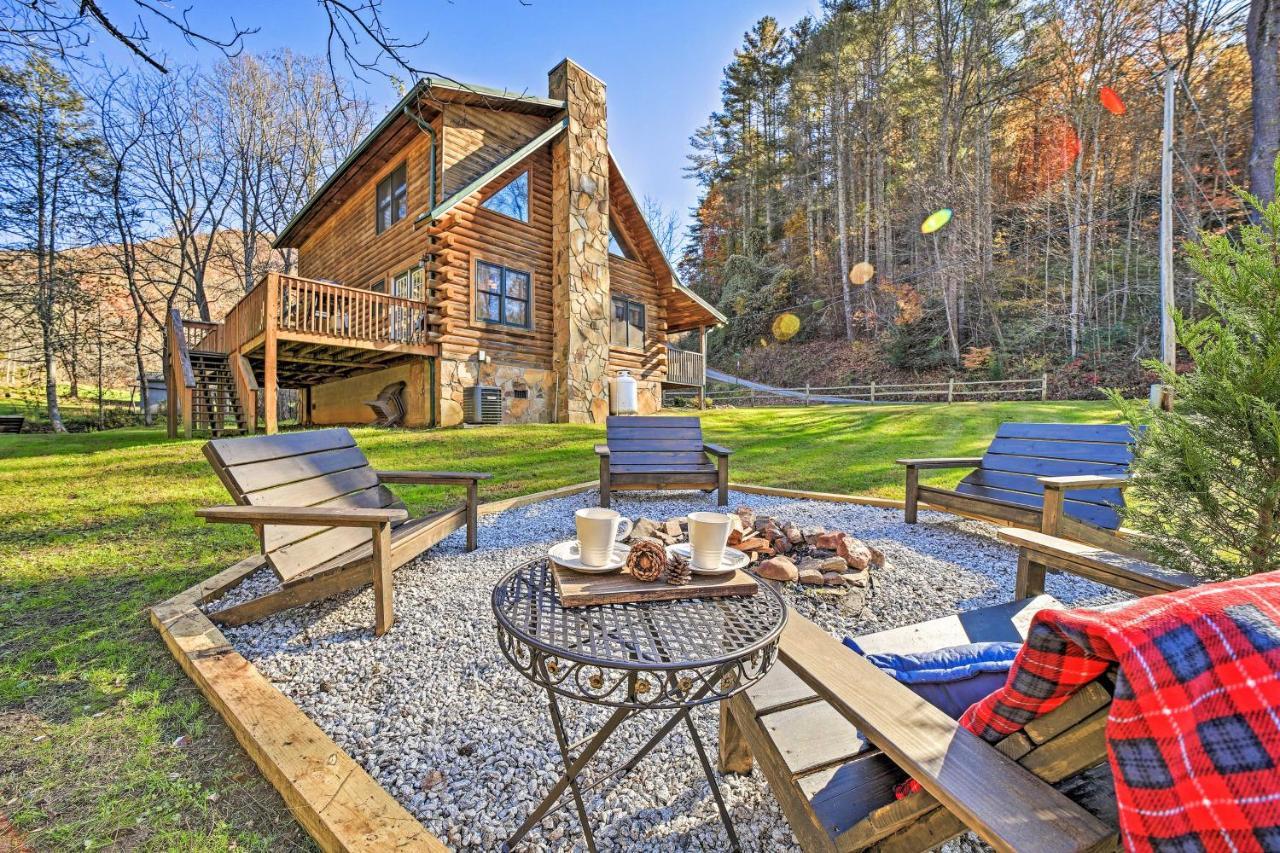 Vila Creekside Bryson City Cabin With Private Hot Tub Exteriér fotografie