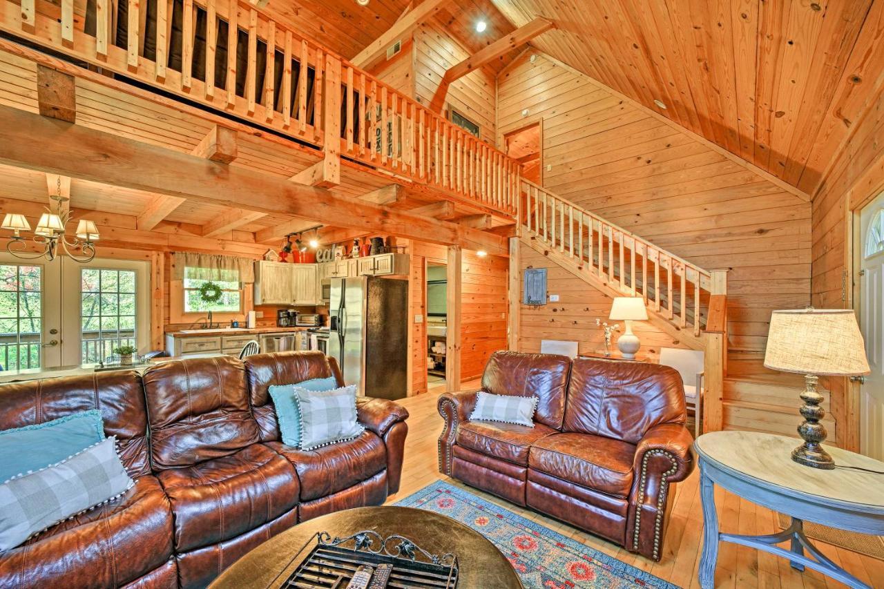 Vila Creekside Bryson City Cabin With Private Hot Tub Exteriér fotografie