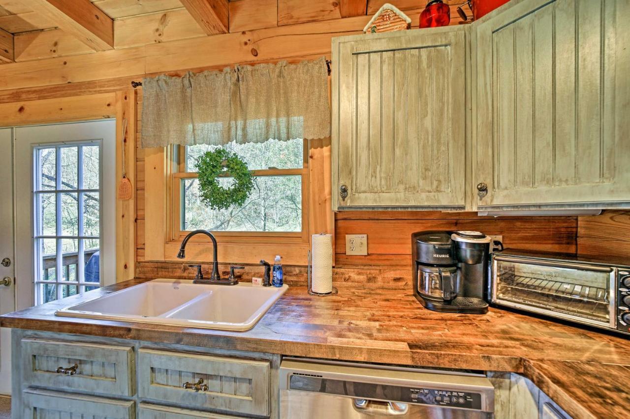 Vila Creekside Bryson City Cabin With Private Hot Tub Exteriér fotografie