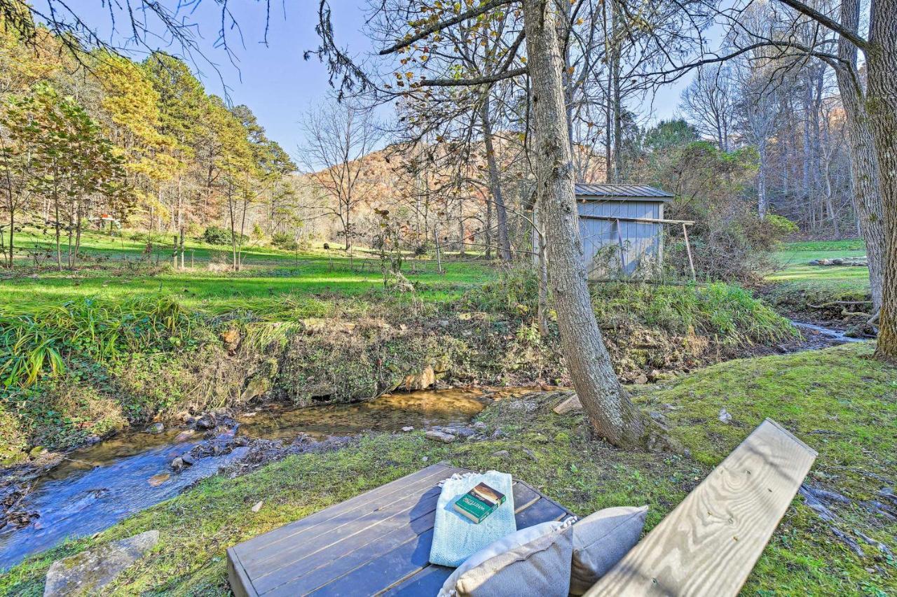 Vila Creekside Bryson City Cabin With Private Hot Tub Exteriér fotografie