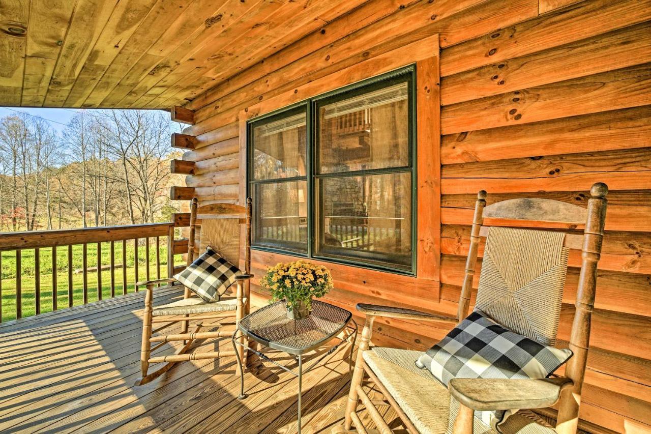 Vila Creekside Bryson City Cabin With Private Hot Tub Exteriér fotografie