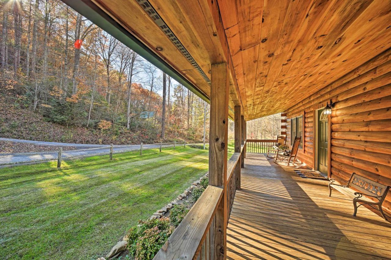 Vila Creekside Bryson City Cabin With Private Hot Tub Exteriér fotografie