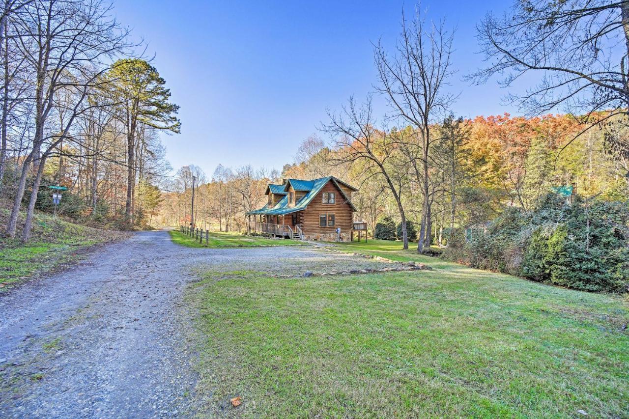 Vila Creekside Bryson City Cabin With Private Hot Tub Exteriér fotografie